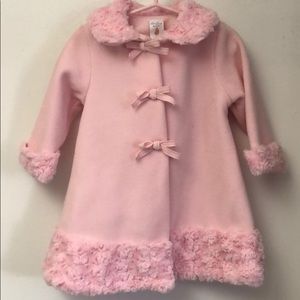 Starting Out Pink Coat & Hat. Size 18M
